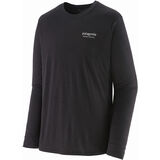 Patagonia Men's Long-Sleeved Capilene Cool Merino Graphic Shirt black