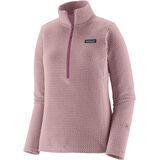 Patagonia Women's R1 Air Zip Neck quiet violet