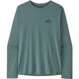 Patagonia Men's Long-Sleeved Capilene Cool Daily Shirt - Cloud Crag blue sage/light blue sage x-dye
