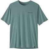 Patagonia Men's Cap Cool Daily Shirt - Boardshort Logo blue sage/light blue sage x-dye