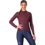 Castelli Espresso Thermal W Jersey deep bordeaux