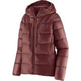 Patagonia Women's Fitz Roy Down Hoody dark ruby w/sizzle red