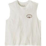 Patagonia Women's Clean Climb Roots Boxy Organic Tank white