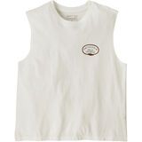 Patagonia Women's Clean Climb Roots Boxy Organic Tank white