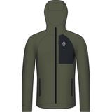 Scott Defined Warm Zip Men's Hoody douglas green/black