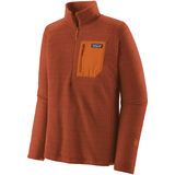 Patagonia Men's R1 Air Zip Neck burnished red