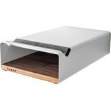 PARAX S-Rack L Wallnuss weiß