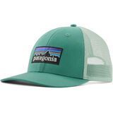 Patagonia P-6 Logo LoPro Trucker Hat heartleaf green