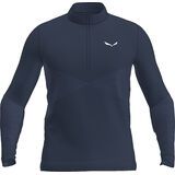 Salewa Zebru Responsive Half-Zip T-Shirt Herren pond blue