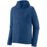 Patagonia Men's R1 Thermal Full-Zip Hoody clement blue