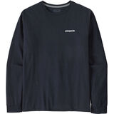 Patagonia Men's Long-Sleeved P-6 Logo Responsibili-Tee new navy