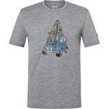 super.natural Carsurf Tee Herren cashmere grey melange/various