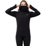 Eivy Icecold Merino Wool Gaiter Top black leopard