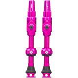 Muc-Off Big Bore Lite Tubeless Valves - 45 mm pink