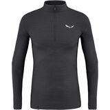 Salewa Zebru Responsive Half-Zip T-Shirt Herren onyx