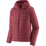 Patagonia Women's Down Sweater Hoody marion red