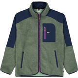 Picture Quilchena Zip Fleece green spray dark blue