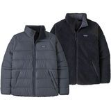 Patagonia Men's Reversible Silent Down Jacket smolder blue
