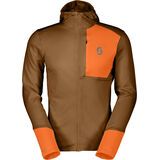 Scott Defined Light Men's Hoody bread brown/flash orange