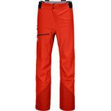 Ortovox 3L Ortler Pants M hot orange