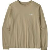 Patagonia Men's Long-Sleeved Fitz Roy Foothills T-Shirt weathered stone