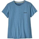 Patagonia Women's P-6 Logo Responsibili-Tee shore blue