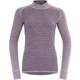 Devold Kvitegga Merino 230 Cross Neck Wmn orchid