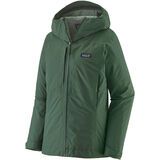 Patagonia Women's Insulated Boulder Fork Rain Jacket canopy green
