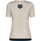 Fox Womens Ranger Short Sleeve Jersey Fox Head chalk