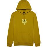 Fox Fox Head Pullover Hoodie mustard