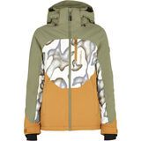 O’Neill Carbonite Jacket deep lichen green colour block