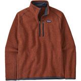 Patagonia Men's Better Sweater 1/4 Zip Fleece burnished red