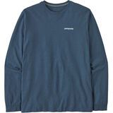 Patagonia Men's Long-Sleeved P-6 Logo Responsibili-Tee utility blue