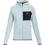 2117 of Sweden Women’s Wool Pile Hoodie Skord ice blue