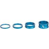 Wolf Tooth Precision Headset Spacers - 3/5/10/15 mm Kit blue