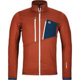 Ortovox Merino Fleece Grid Jacket M clay orange