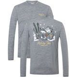 super.natural Apres Ski LS Herren cashmere grey melange/various