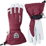 Hestra Army Leather Heli Ski 5 Finger bordeaux