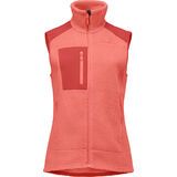 Norrona trollveggen warm3 Vest W's deep sea coral/baked apple