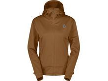 Scott Defined Mid Zip Women's Hoody, bread brown