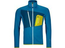 Ortovox Merino Fleece Grid Jacket M, heritage blue