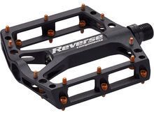 Reverse Black One Pedals, black/orange