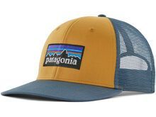 Patagonia P-6 Logo Trucker Hat, pufferfish gold