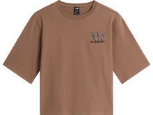 The North Face W Ski Embro Boxy SS Tee Graphic, garnet