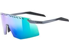 uvex pace stage, Mirror Green / grey matt