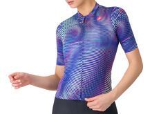 Castelli Cosmic Vortex Jersey, multicolor ultraviolet rose