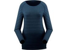 Penguin Frauen Merino Langarm Shirt, storm blue