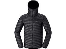 Norrona trollveggen down800 super light Hood M's, caviar black