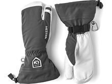 Hestra Army Leather Heli Ski 3 Finger, grey