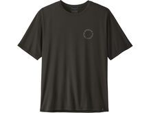 Patagonia Men's Cap Cool Daily Shirt - Spoke Stencil, black